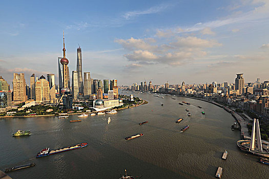 上海,外滩,黄浦江,东方明珠,环球金融中心,上海中心