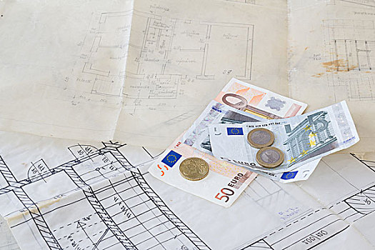 建筑设计,欧元,钱