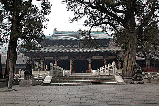 山西,晋祠,明清建筑,古建筑