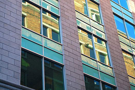 建筑,玻璃,反射,窗户,镜子,办公室,现代,摩天大楼,商务