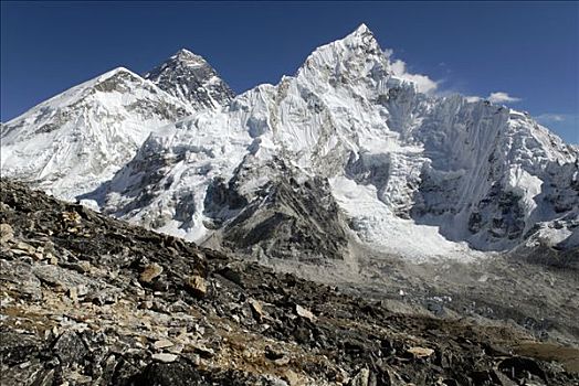 珠穆朗玛峰,攀升,萨加玛塔国家公园,尼泊尔,亚洲