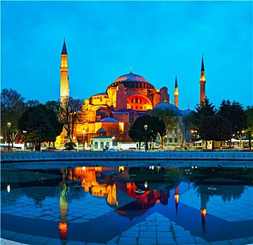圣索菲亚教堂,伊斯坦布尔,土耳其