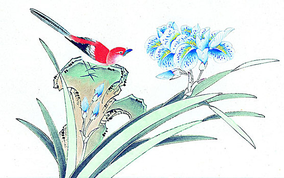 國畫花鳥山水人物動物