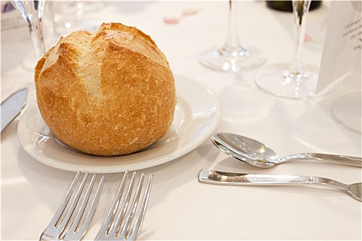 小面包,桌子