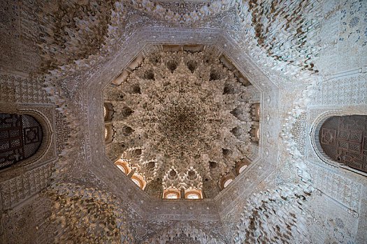 西班牙格拉纳达阿尔罕布拉宫阿拉伯风格建筑