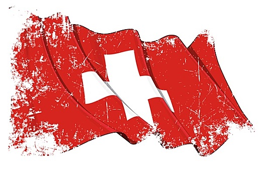 低劣,旗帜,瑞士