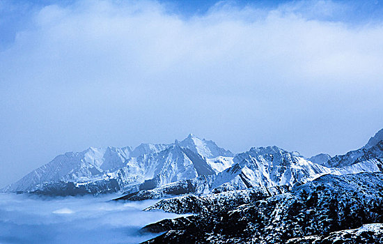 四川黄龙风景