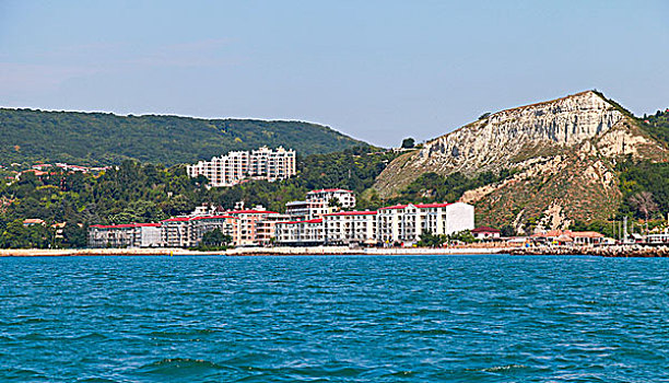 夏天,风景,胜地,城镇,海岸,黑海,瓦尔纳,区域,保加利亚