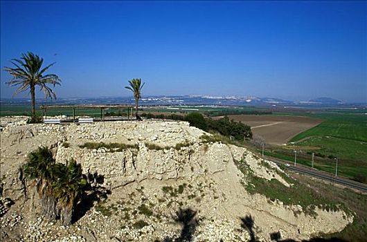 俯拍,风景,国家公园,以色列