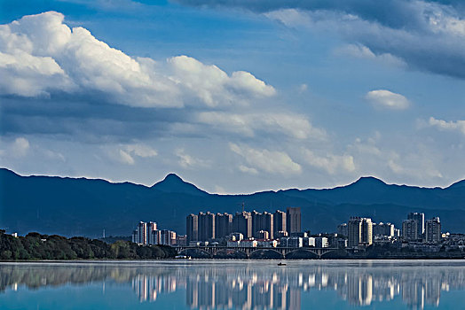 江西省赣州市赣江外滩都市建筑景观