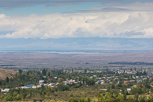 美景,风景,掸邦,山,吉尔吉斯斯坦