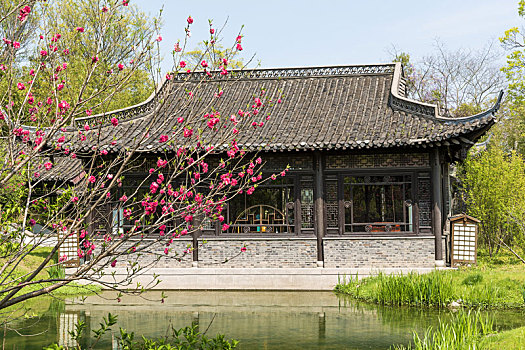江苏省扬州瘦西湖园林建筑