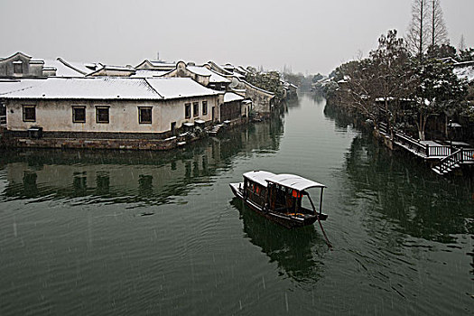 乌镇雪景