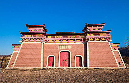 连云港市后云台山园林古建景观