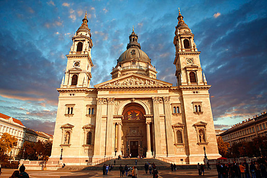 大教堂,新古典主义,建筑,布达佩斯,匈牙利,欧洲