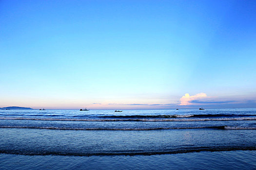 东山岛金銮湾宁静的海滩