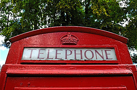 英国,红色,电话,盒子,特写,乡村,道路,南,德贝郡,英格兰,欧洲