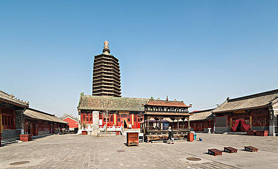 北京天宁寺建筑风光