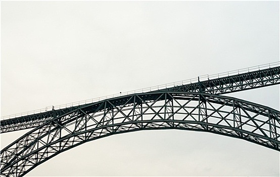 中间,灰色,铁路,拱桥
