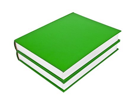 绿色,书本