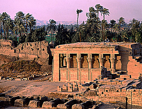 埃及,丹达拉,哈索尔神庙