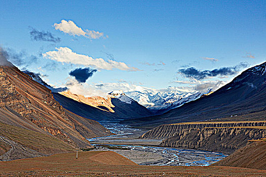 喜马拉雅山,山谷,喜马偕尔邦,印度