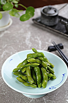 煮毛豆图片_煮毛豆图片大全_煮毛豆图片素材