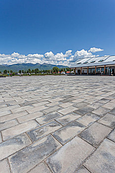 新疆那拉提景区广场