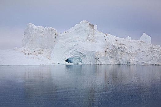 格陵兰,伊路利萨特,雕刻,形状,冰山,冰河