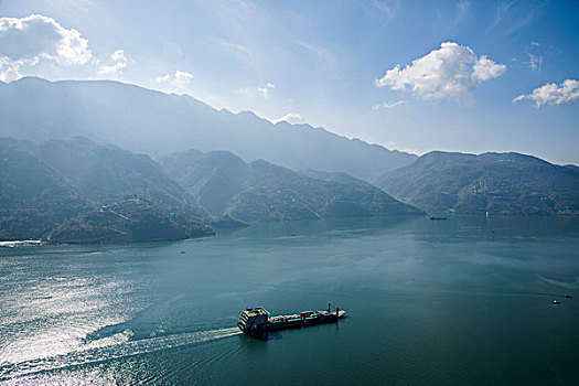 长江三峡奉节江河水域