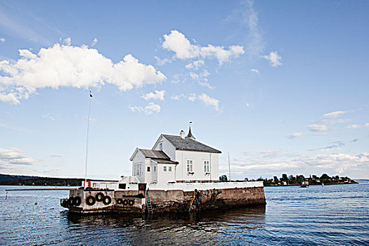 房子,峡湾,奥斯陆,挪威
