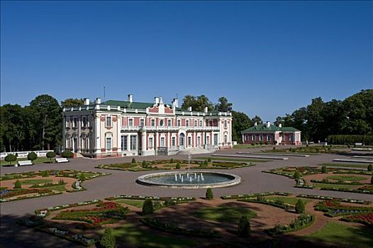 城堡,公园,喷泉,塔林,爱沙尼亚,波罗的海国家