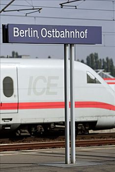 ice列车,车站,柏林,德国,欧洲