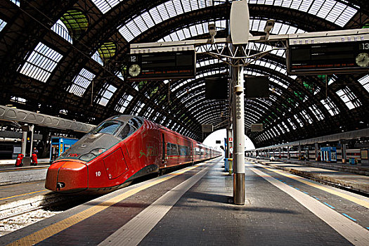意大利,米兰,火车站