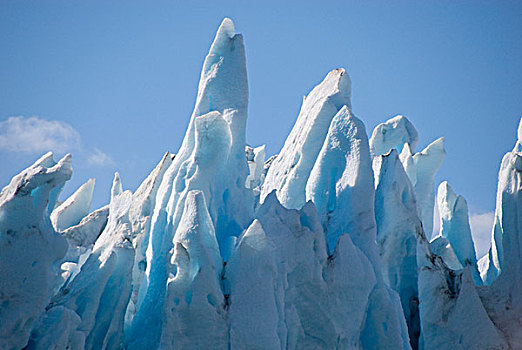 格陵兰,峡湾,冰河,特写,上面,特色,冰