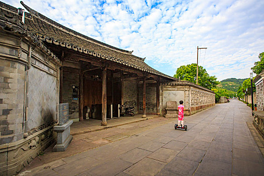 古建筑,老房子,通道,道路