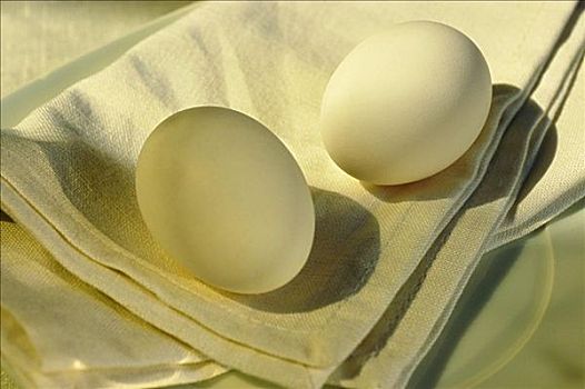 特写,蛋,餐巾,盘子