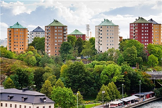 城市,房子,斯德哥尔摩,瑞典