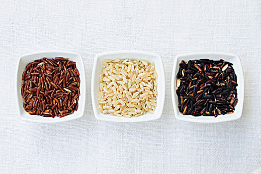 三个,不同,稻米