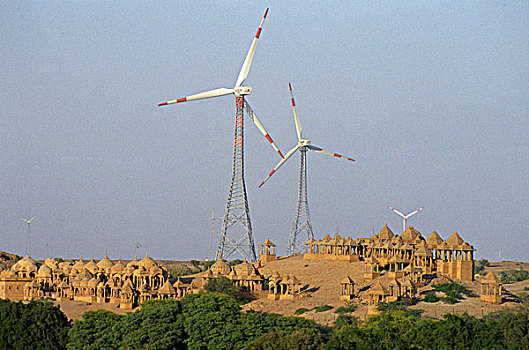 风,斋沙默尔,拉贾斯坦邦,印度