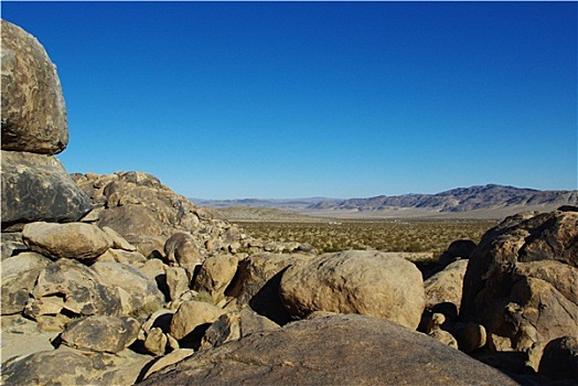 石头,山,靠近,山谷,加利福尼亚
