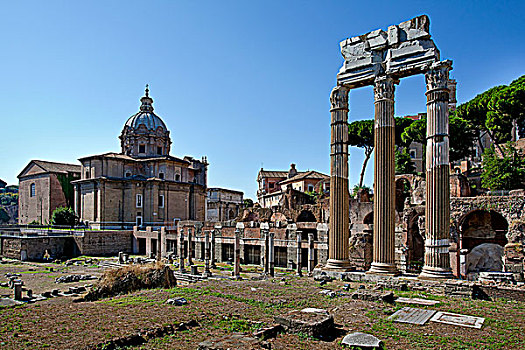 古罗马广场,遗址,罗马,意大利