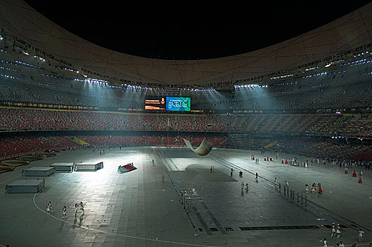 2008年北京奥运会主会场鸟巢内景