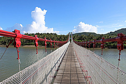 台湾满州港口吊桥