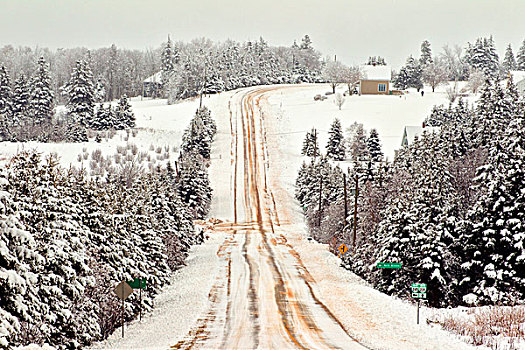 冬天,爱德华王子岛,加拿大