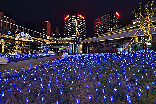 绿地缤纷城夜景