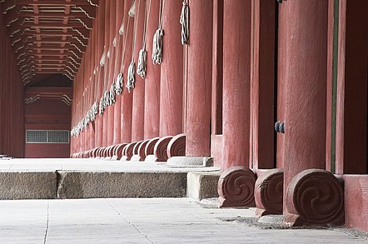 走廊,宗庙,首尔,韩国
