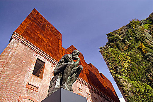 雕塑,正面,博物馆,艺术,中心,马德里,西班牙,欧洲
