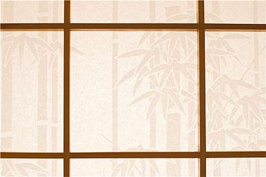 木质,窗户,日本纸
