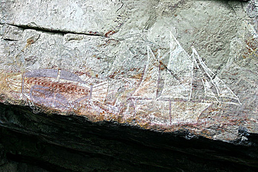 土著,石头,艺术,场所,卡卡杜国家公园,北领地州,澳大利亚
